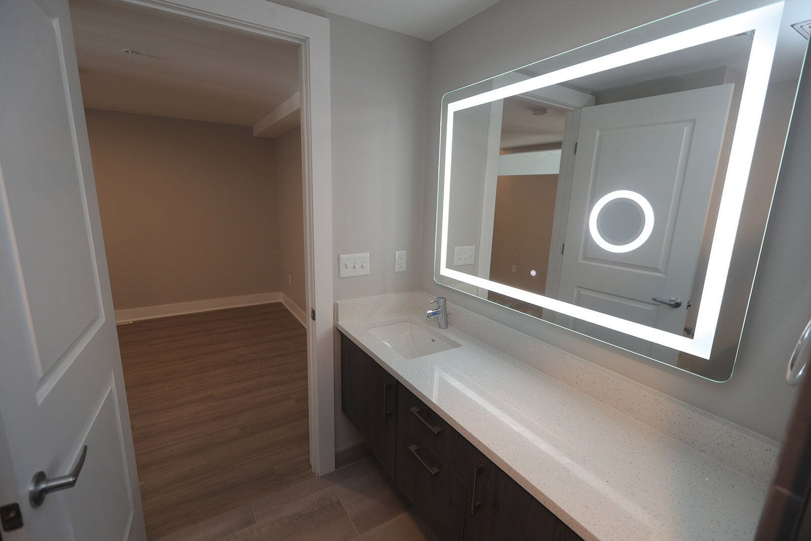Vanity and mirror